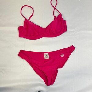 Body Glove Bright Pink Bikini Set